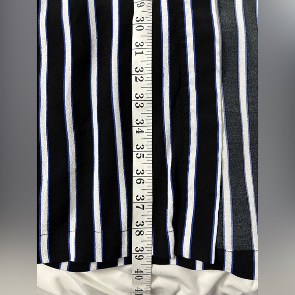 Black, White and Indigo Striped Kimono - Picture 7 of 7